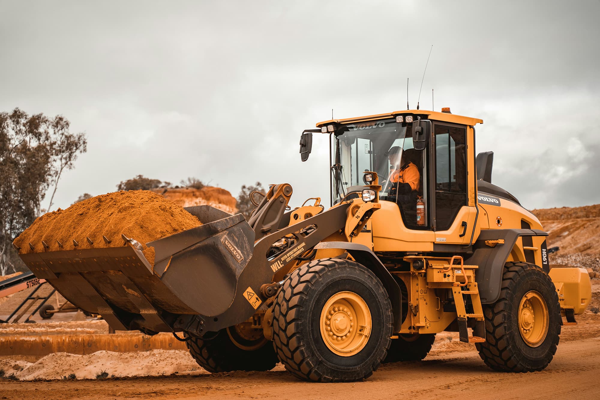 GTO Construction excavator at work