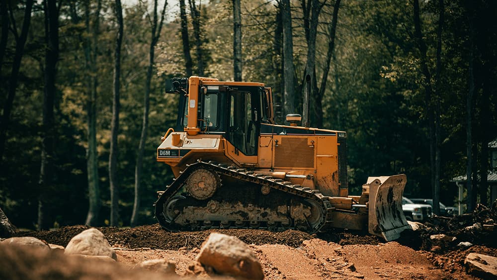 GTO Construction dozer grading a site